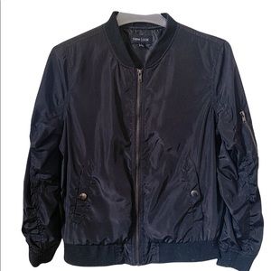 New Look Black Bomber/Utility style Jacket Sz L
